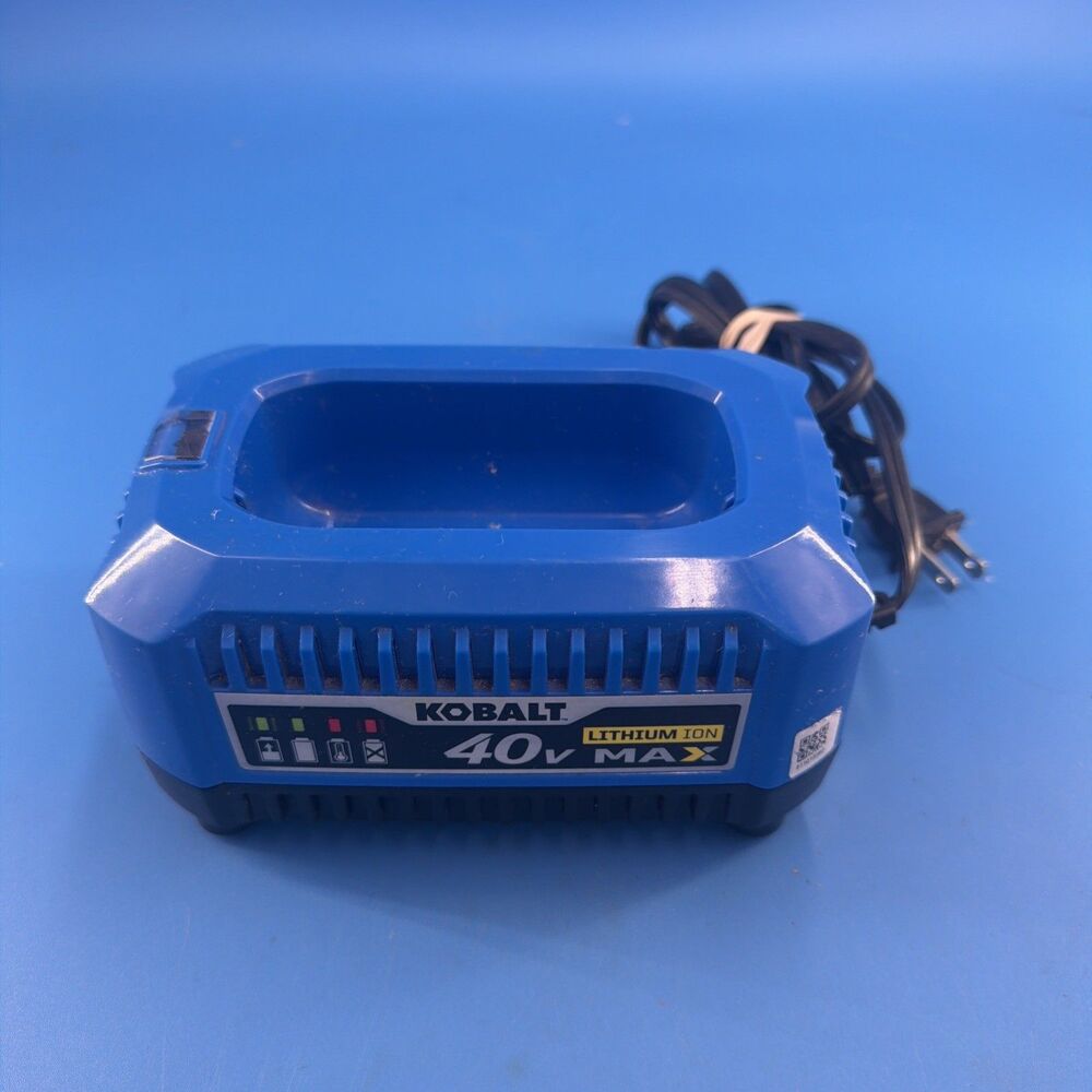 Kobalt 40 Volt MAX Lithium-Ion Battery Charger KRC 40-06 Charger Tested